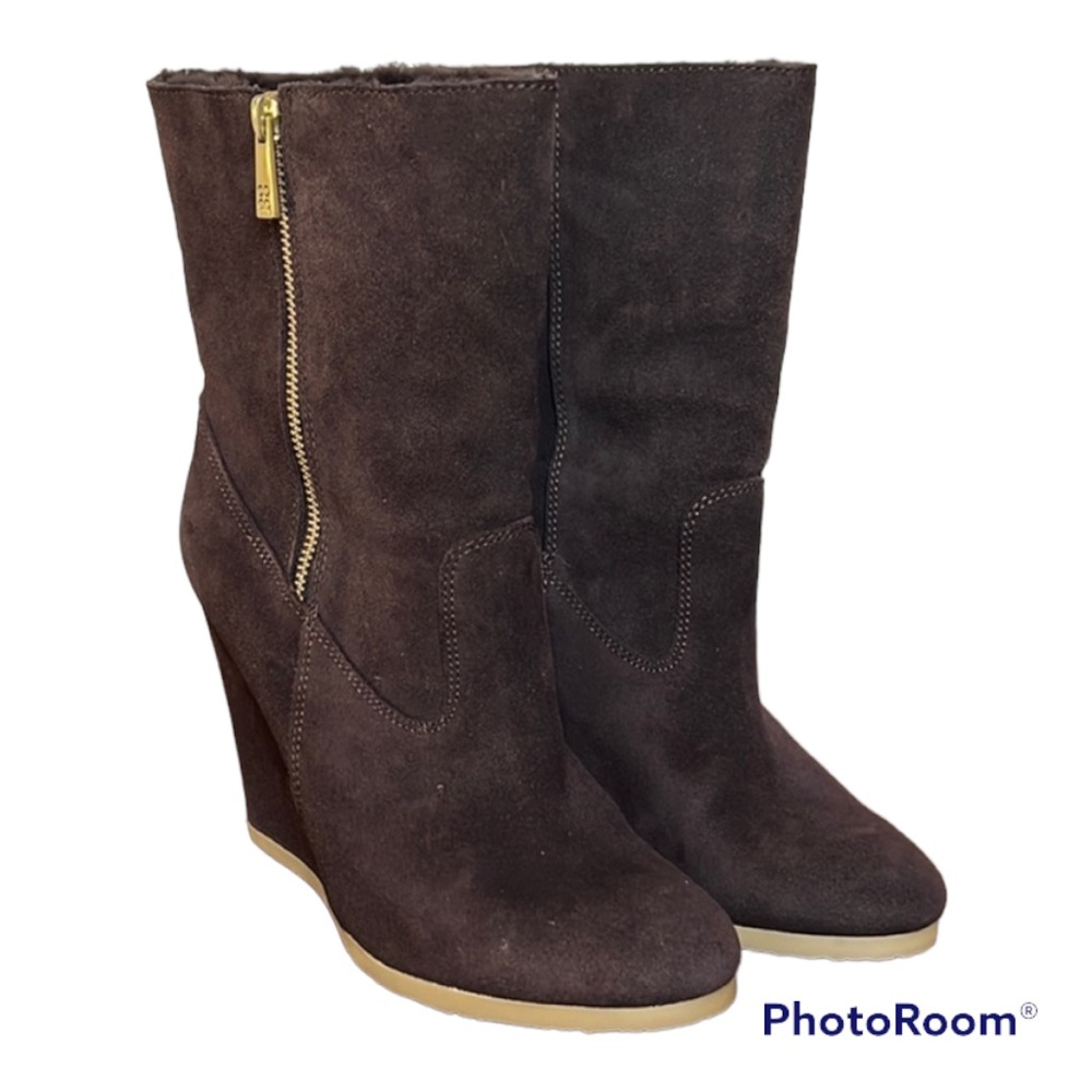 Coach Suede Brown Boots